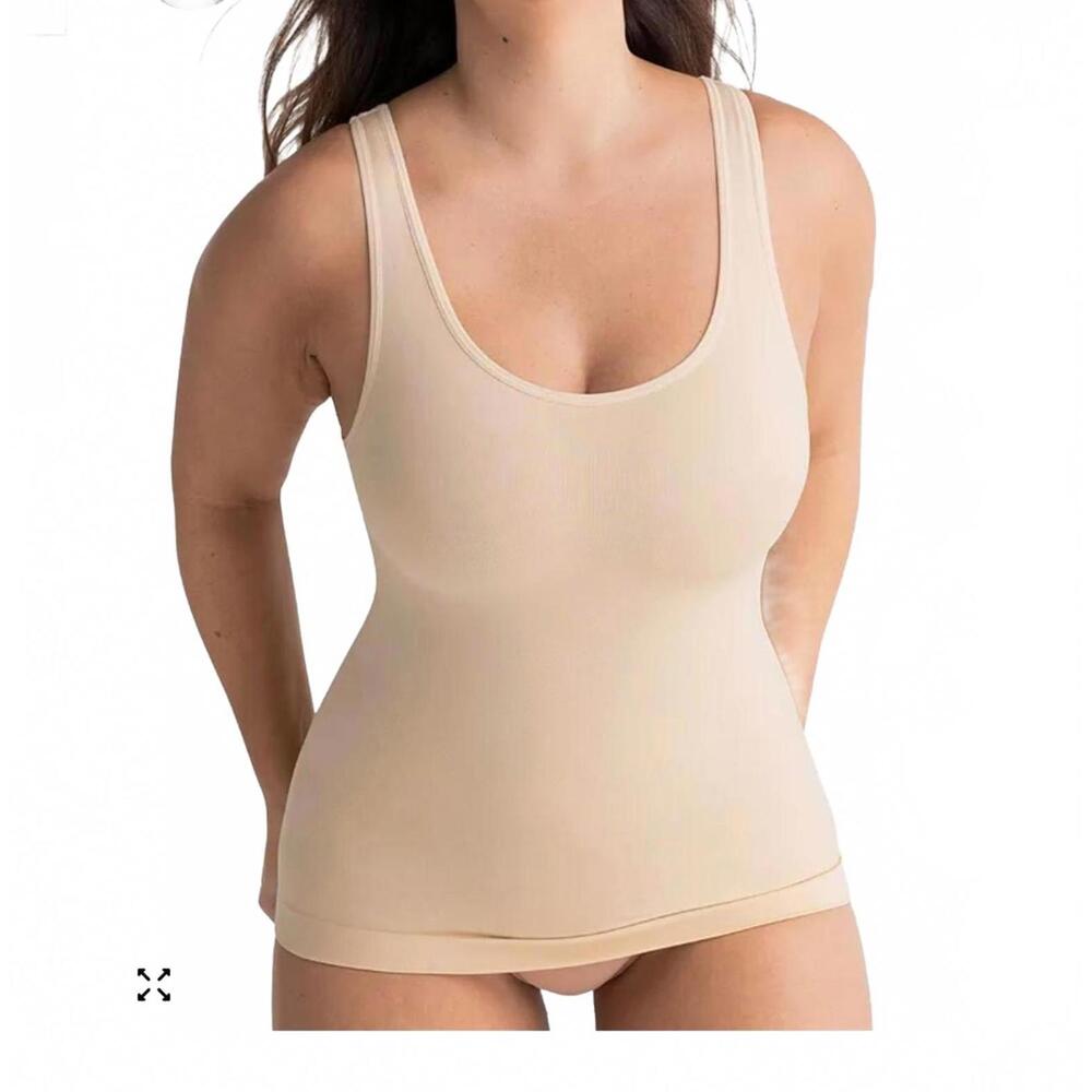 Shapermint Essentials All Day Every Day Tank Cami Shapewear Nude Beige‎ 2XL NWT